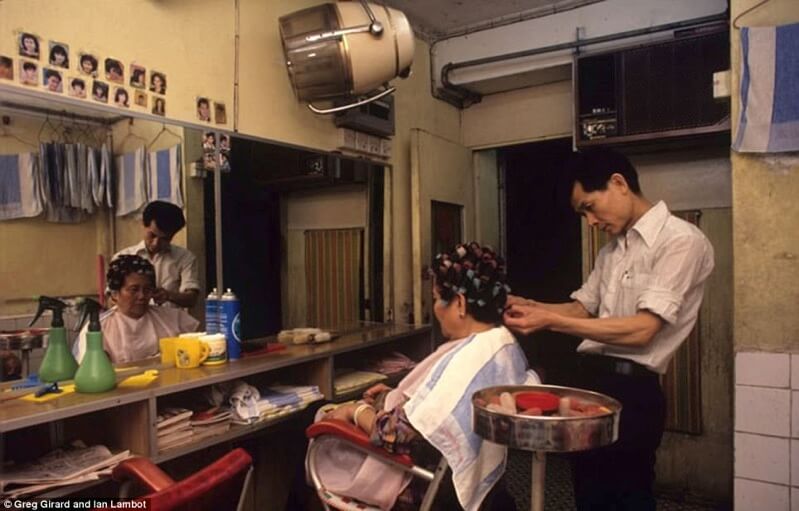 九龍城砦の散髪屋