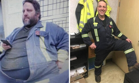 147キロのダイエットに成功した男性