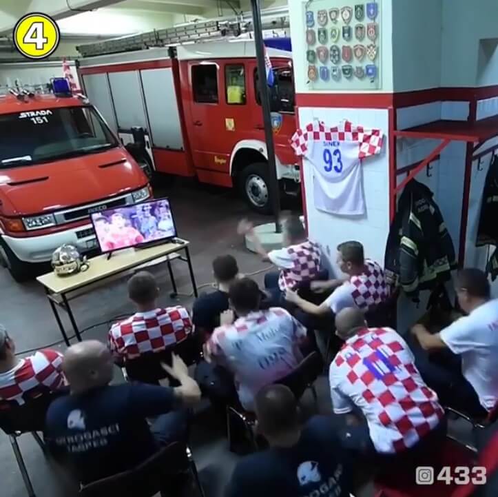 クロアチアの消防隊