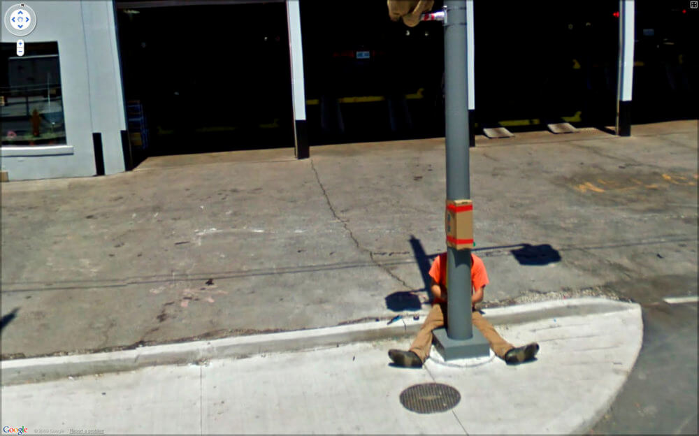 グーグルマップ・ストリートビューで撮られた面白い写真