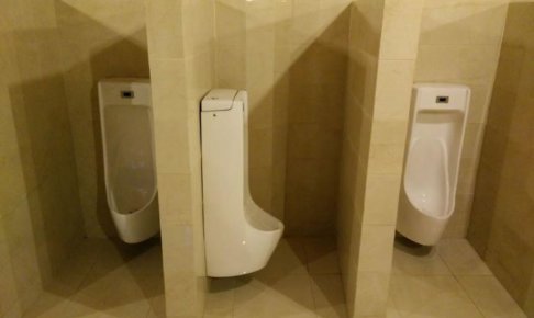 設計ミスの変なトイレ